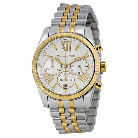 michael kors damenuhr mk5955|michael kors lexington chronograph.